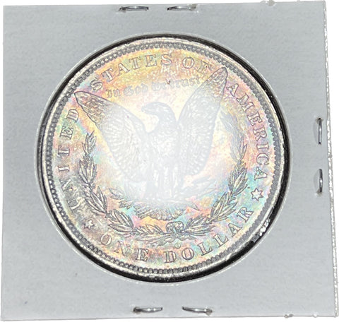 1883 O "Vibrant Blue/Purple Reverse" TONER Morgan Silver DOLLAR **Free Shipping** CLICK HERE TO BUY IT NOW!!