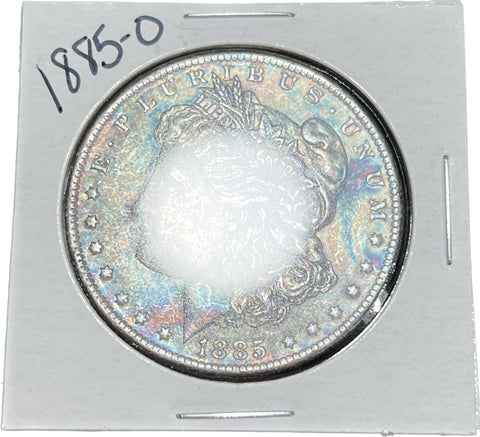 1885 O "ALL OVER SUPER BLUE" TONER Morgan Silver DOLLAR **Free Shipping** CLICK HERE TO BUY IT NOW!!
