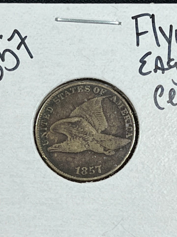 1857  Flying Eagle Cent **Free Shipping** CLICK FULL DETAILS TO BID!! Bid Starts @ $40