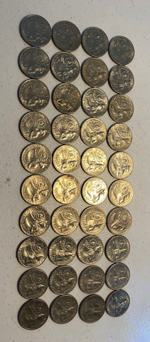 40ct 1976 Bicentennial Quarters Circulated
