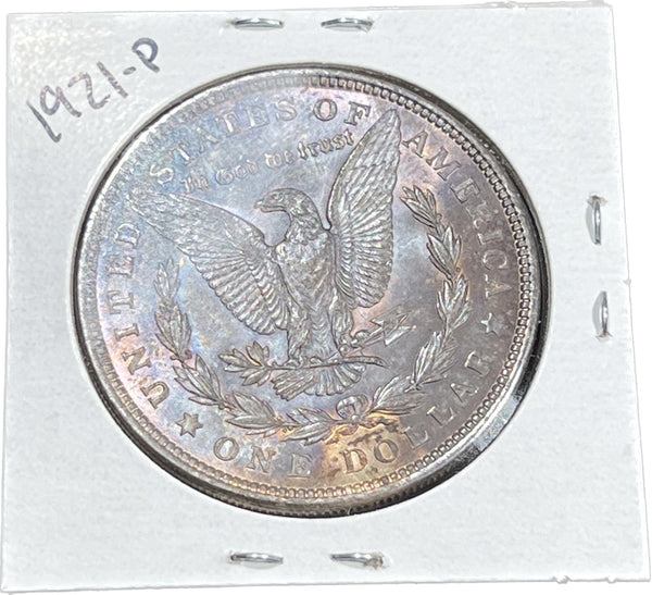 1921 P "Vibrant PURPLE REVERSE" Toner Morgan Silver DOLLAR **Free Shipping** CLICK HERE TO BUY IT NOW!!