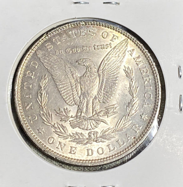 1897 P PINK/BLUE/RED TONED MS GRADE MID END TONED MORGAN **FREE SHIPPING** Buy It Now!