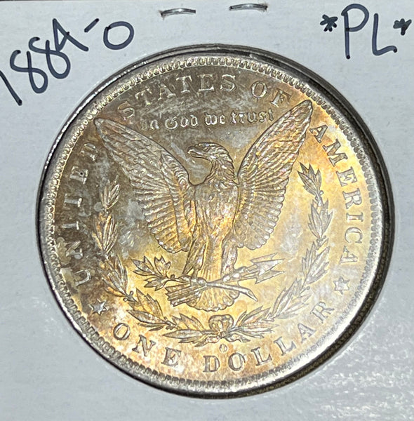 1884 O GOLD PL TONED HIGH END TONER MORGAN **FREE SHIPPING** BUY it NOW!!