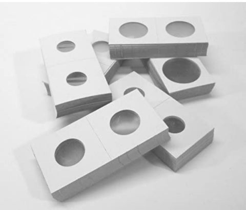 300pcs Cardboard Coin Flips/Protector for Penny Nickel Dime Quarter Half Dollar and Dollar