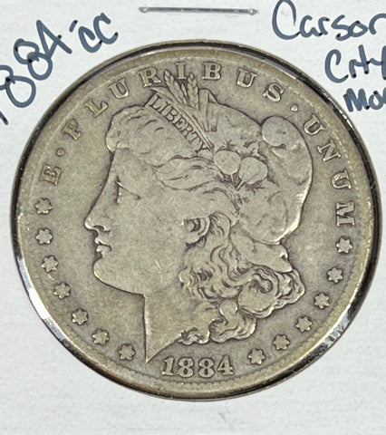 1884 CARSON CITY "CC" Morgan Silver Dollar GREAT CONDITION *ICONIC CARSON CITY* **FREE SHIPPING** BUY IT NOW!!!