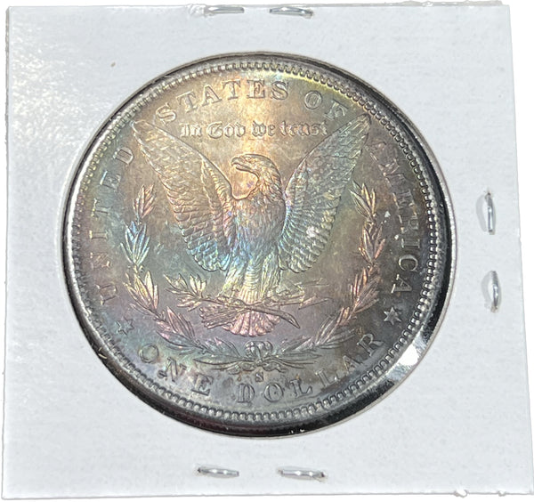 1881 S "ALL-OVER Rainbow" TONER Morgan Silver DOLLAR **Free Shipping** CLICK HERE TO BUY IT NOW!!