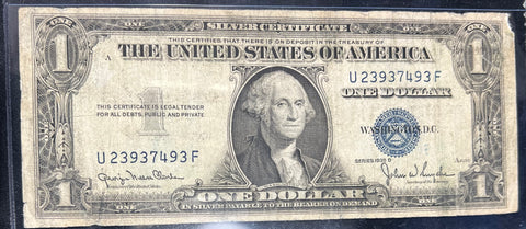 1935 D $1 'Silver Certificate' Federal Reserve Note  *U23937493F*
