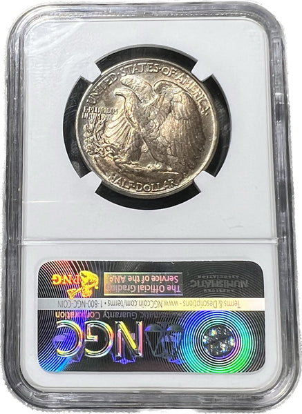 1943 P Reverse TONED WALKING LIB **NGC Graded MS65** AUCTION **FREE SHIPPING** CLICK Full Details to BID!! Bid starts @ $115!!