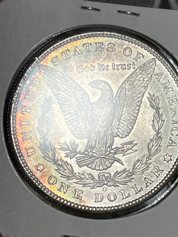 1899 O Rainbow Reverse TONED MID MS GRADE MORGAN **FREE SHIPPING** CLICK FULL DETAILS TO BID!!!